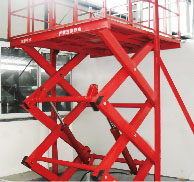 剪叉式電動(dòng)升降貨梯，固定式液壓升降貨梯